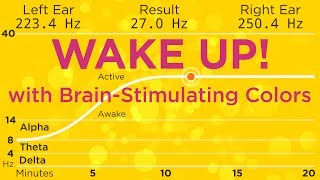 The Best Binaural Beats to WAKE UP With 589nm orange to stimulate your brain [upl. by March]