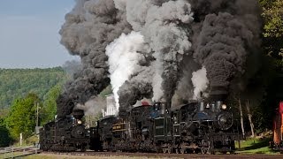 HD The 2014 Cass Railfan Weekend  Part 3  Sunday Three Shay Race amp Whittaker Runbys [upl. by Neenaj]