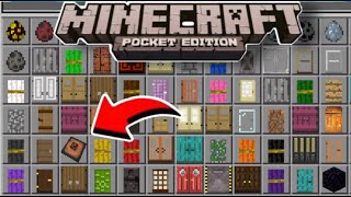 More Door Mod In Minecraft PE  Minecraft Pocket Edition   MCPE  BOY [upl. by Brandais569]