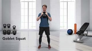 How to do a Kettlebell Goblet Squat [upl. by Maxama]