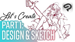 3 helpful steps for character sketches  Inma R [upl. by Ylremik]