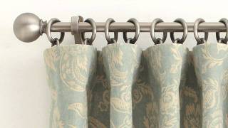 How to Correctly Hang a Drape at Home  Pottery Barn [upl. by Aniteb]