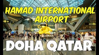 Doha International Airport Qatar  Must watch If you have a connection flight at Doha airport [upl. by Anabella159]