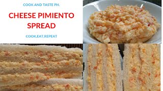 CHEESE PIMIENTO SPREADHOW TO MAKE CHEESE PIMIENTO RECIPE [upl. by Anujra863]