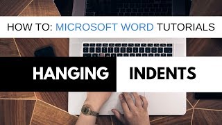 How to Hanging Indent in MS Word [upl. by Jakie150]