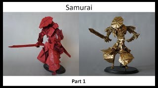 ORIGAMI SAMURAI TUTORIAL PART 1 [upl. by Egoreg]