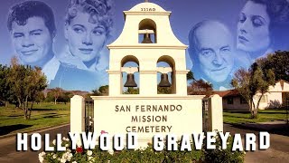 FAMOUS GRAVE TOUR  San Fernando Mission Bob Hope Ritchie Valens etc [upl. by Einnus]