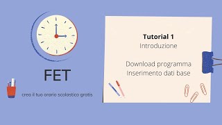 CREARE ORARIO SCOLASTICO FETTUTORIAL 1 [upl. by Lilybelle]