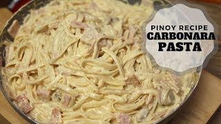 Creamy Carbonara Pasta  Christmas Recipe [upl. by Yenduhc469]