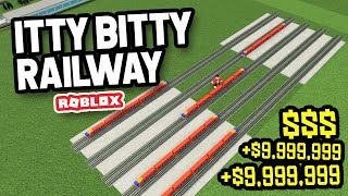 HOW TO MAKE MONEY FAST  Roblox Itty Bitty Railway 2 [upl. by Annelise]