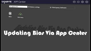 Gigabyte GA AB350 Gaming 3 Bios Update via Bio App [upl. by Xanthe]