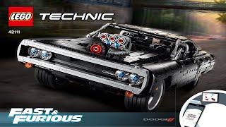 LEGO instructions  Technic  42111  Doms Dodge Charger [upl. by Yetnom]