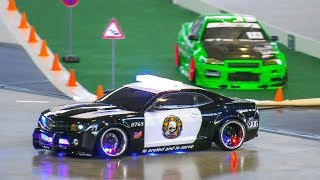 RC MODEL DRIFT CARS IN MOTION RC CHEVROLET CAMARO POLICE DRIFT CAR REMOTE CONTROL [upl. by Garlanda]