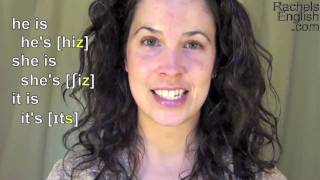 How to Pronounce Contractions American English Pronunciation [upl. by Borszcz532]