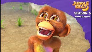 Compilation  Jungle Beat Munki and Trunk  Kids Animation 2021 [upl. by Armil]