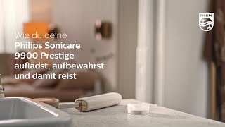 Philips Sonicare 9900 Prestige  Reisen Laden und Aufbewahren [upl. by Tomasine]