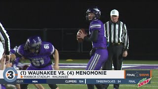 Waunakee tops Menomonie moves to level 4 [upl. by Yrome]