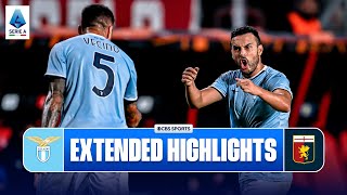 Lazio vs Genoa Extended Highlights  Serie A  CBS Sports Golazo [upl. by Yhtuv]