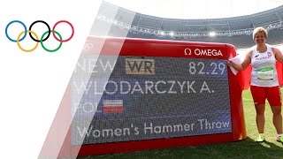 Anita Wlodarczyk breaks the hammer throw world record [upl. by Esiuol781]