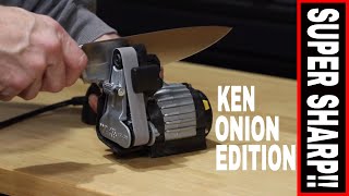 THE BEST KNIFE SHARPENER PERIOD EASY TO USE WORKS FAST [upl. by Balfore]