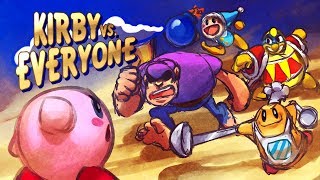 Kirby Vs EVERYONE  Boss Battle WITH LYRICS Kirby Vs Dedede 3 [upl. by Ecidnac]