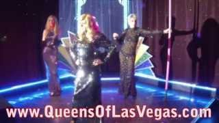 Queens of Las Vegas drag queen show opening [upl. by Ecnaralc]