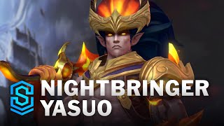 Nightbringer Yasuo Wild Rift Skin Spotlight [upl. by Nail522]