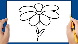 Comment dessiner une fleur étape par étape [upl. by Emyle]