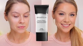 Smashbox Photo Finish Primer Review amp Wear Test [upl. by Hassi]