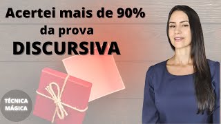 Como Estudar para Prova Discursiva  VOCÊ VAI SUBIR DE NÍVEL 💯 [upl. by Suaeddaht]