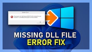 Windows 11  How To Fix Missing DLL Files Error [upl. by Neenej]