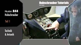 Hubschrauber fliegen  Tutorial Teil 1  Helicopter Technik und Instrumente Avionik [upl. by Marne]