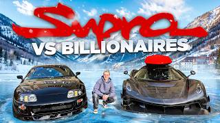 1000HP Supra terrorizing Billionaires Hypercarmeet in Switzerland [upl. by Reid]