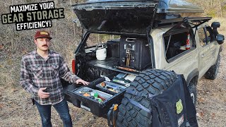 DIY Overland Gear Storage Setup Tips to Maximize Efficiency – My Tacoma Setup [upl. by Atem671]