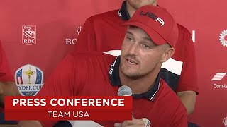 Team USA PostMatch Press Conference  2020 Ryder Cup [upl. by Bertha]