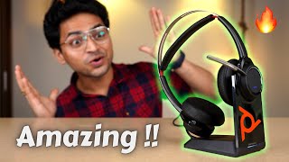 Amazing Active Noise Cancelling Headphones 🤯 Poly Plantronics Voyager Focus UC Unboxing 🔥 [upl. by Stalk]