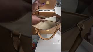 Outlet handbag haul [upl. by Turrell795]