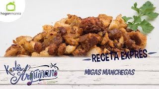 Receta Exprés Migas manchegas [upl. by Ten662]