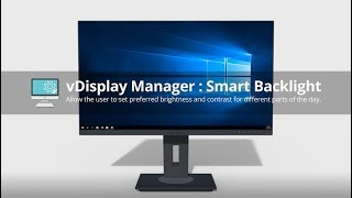 ViewSonic vDisplay Manager Smart Backlight [upl. by Milurd]