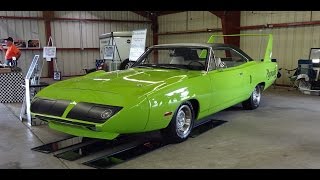 1970 Plymouth Road Runner Superbird 426 Hemi 4 Speed in Green on My Car Story with Lou Costabile [upl. by Rana]