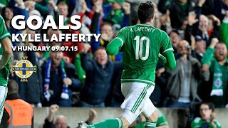 GOALS Kyle Lafferty v Hungary 2015 [upl. by Tnahs331]