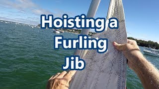 Hoisting a Furling Jib  Sail Fanatics [upl. by Anurag]