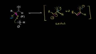 Ketoenol tautomerization by Jay  Alpha Carbon Chemistry  Organic chemistry  Khan Academy [upl. by Goodman]