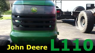 John Deere L110 transmission fluid change [upl. by Anevad]