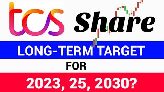 TCS Share Longterm Target  TCS Share Target For 2023 25 Or 2030  tcssharetarget [upl. by Fitzger]