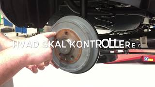 Kontrol af tromlebremse [upl. by Sutelc]