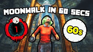 How To Moonwalk In 60 Seconds Tutorial  Dead By Daylight [upl. by Ocirema565]