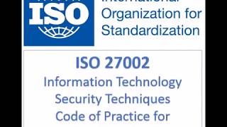 ISO 270022013 Introduction [upl. by Nya373]