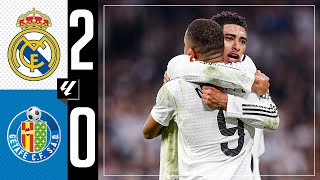 HIGHLIGHTS  Real Madrid 20 Getafe  LaLiga 202425 [upl. by Ibed]