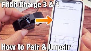 Fitbit Charge 3 amp 4 How to Sync Pair amp Unpair [upl. by Takara515]